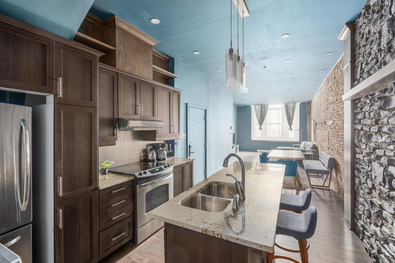 Boutique Lofts Notre Dame - Vieux Montreal Apartment Luaran gambar