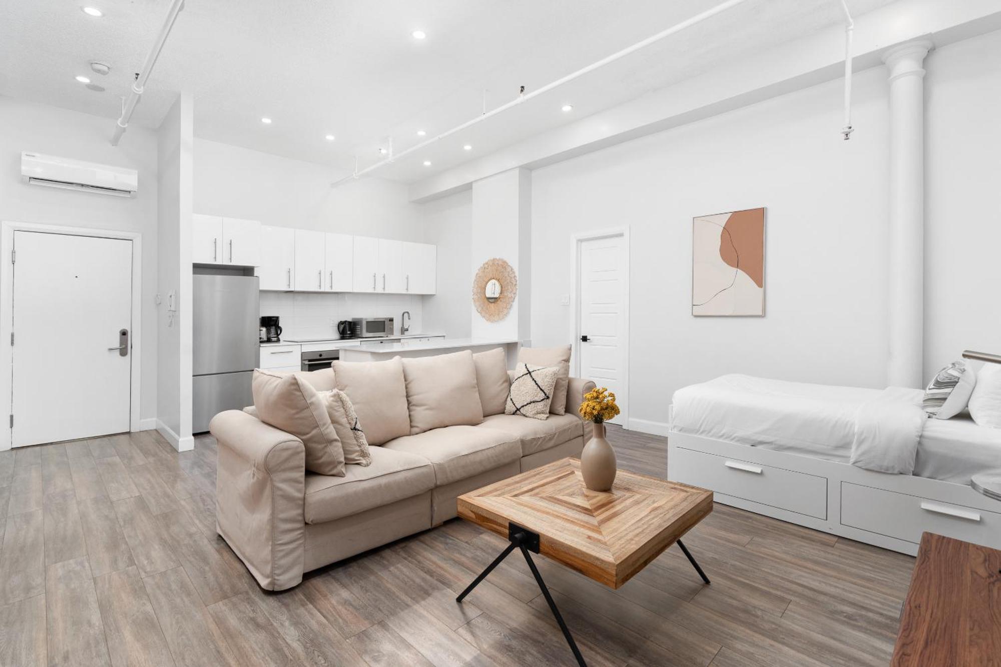 Boutique Lofts Notre Dame - Vieux Montreal Apartment Bilik gambar