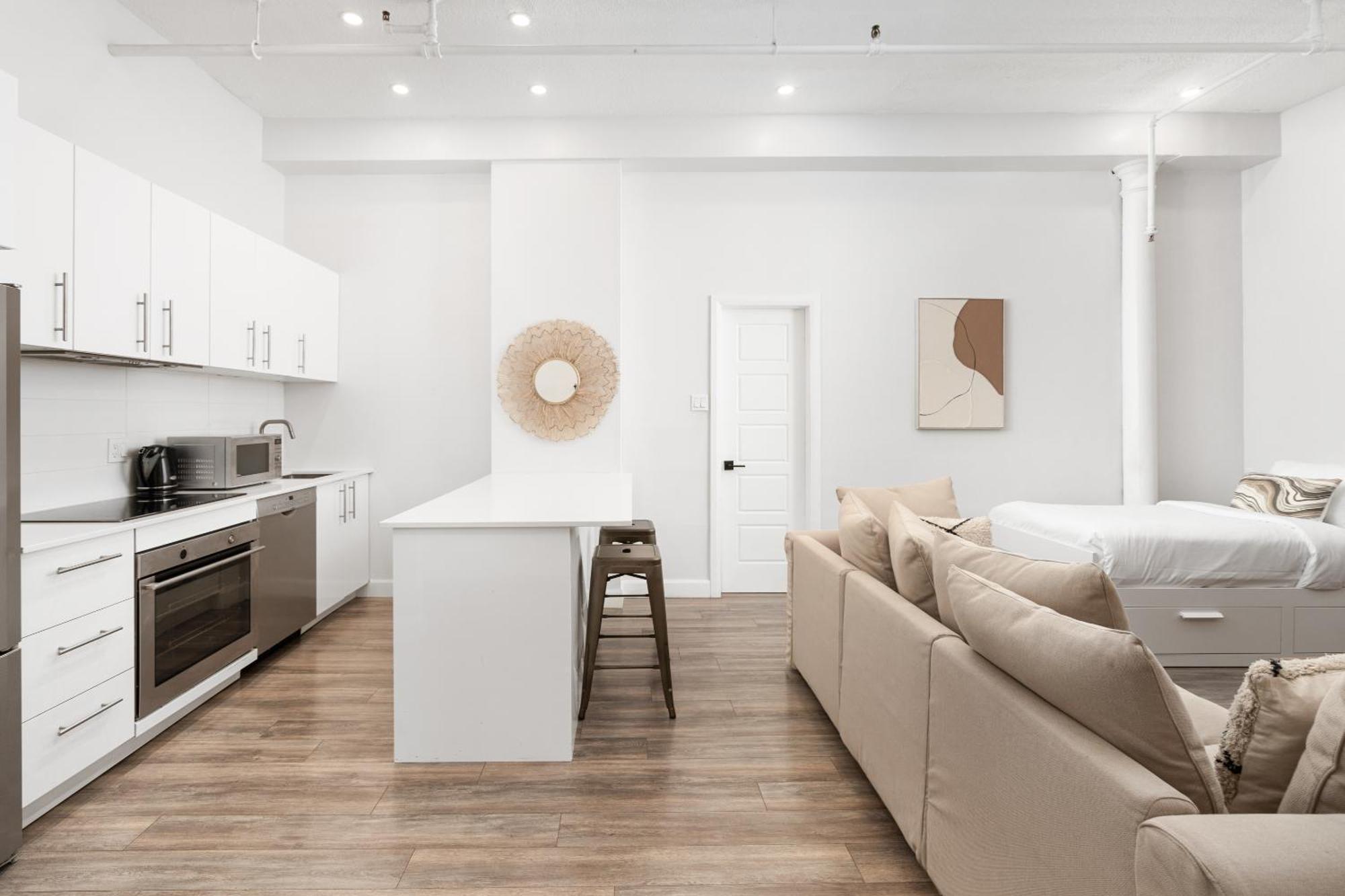 Boutique Lofts Notre Dame - Vieux Montreal Apartment Bilik gambar