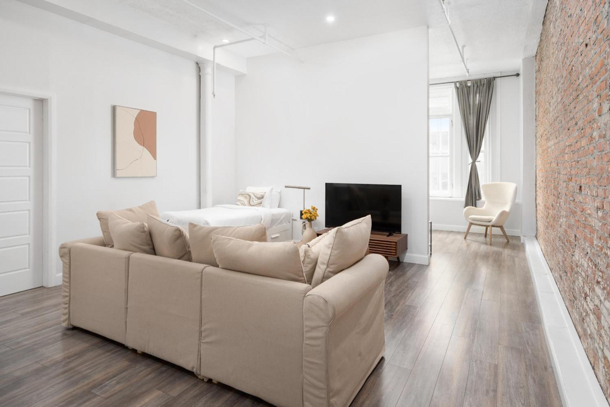 Boutique Lofts Notre Dame - Vieux Montreal Apartment Bilik gambar